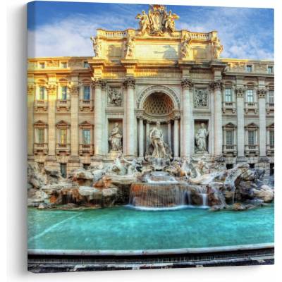 Obraz - Fontána di Trevi, jednodielne 30x30 cm