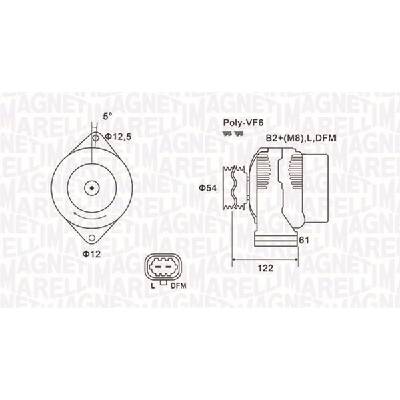 Alternátor MAGNETI MARELLI 063732005010
