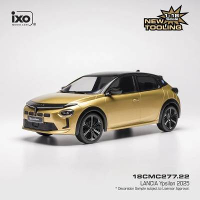 IXO Lancia Ypsilon Zlatá/Černá 1:18