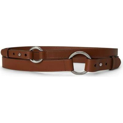 Lauren Ralph Lauren pásek dámský kožený 412P15707 hnědá