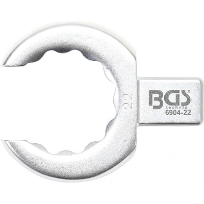 BGS technic Nástrčný očkový klíč otevřený 22 mm upnutí 9 x 12 mm BGS 6904-22