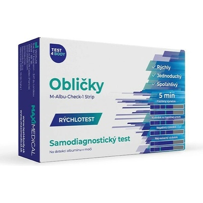 Maximedical rýchlotest Obličky samodiagnostický test z moči