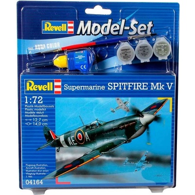 Revell ModelSet letadlo 64164 Spitfire Mk. V 1:72
