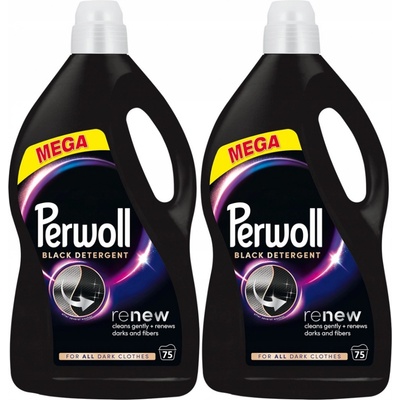 Perwoll Renew Black prací gel 2 x 3,75 l 150 PD