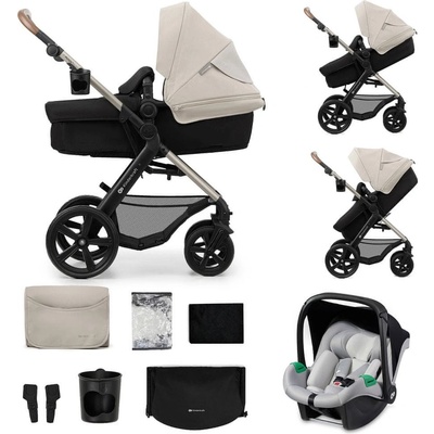 Kinderkraft MOOV 2 3IN1 Moonlight Grey EVA WHEELS 2024