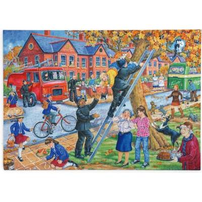 House of Puzzles Záchrana mačičky Kitty 250 veľkých dielov