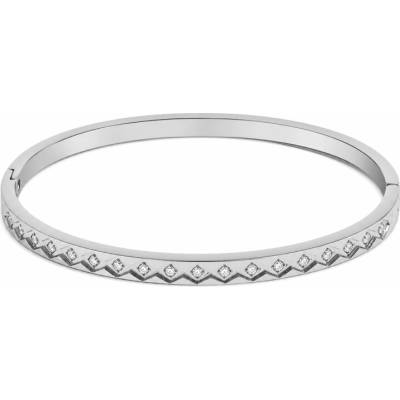 Victoria Filippi Stainless Steel Pevný bangle náramek Cintia chirurgická ocel NR2393-HF-B5176-S Stříbrná