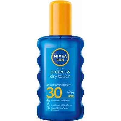 Nivea Sun Protect&Dry Touch Neviditelný sprej na opalování OF30 200 ml – Hledejceny.cz