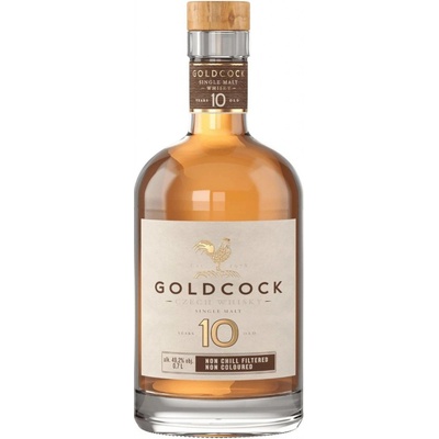 Gold Cock 10y single malt whisky 49,2% 0,7 l (holá láhev)