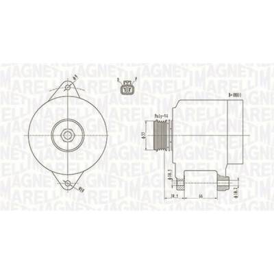 generátor MAGNETI MARELLI 063731409010