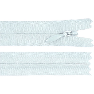 Prima-obchod Spirálový zip skrytý YKK No 4 délka 60 cm, barva 541 modrá světlá