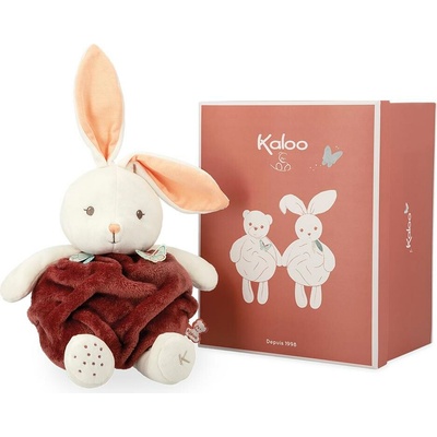Kaloo zajačik Bubble of Love Rabbit Cinnamon Plume hnedý z jemného mäkkého materiálu v darčekovom balení 30 cm