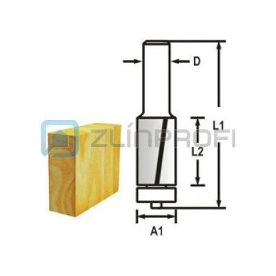 MAKITA MAKITA Drážkovací fréza 2 břit stopka 8 mm,12,7x13x56 mm D-47737