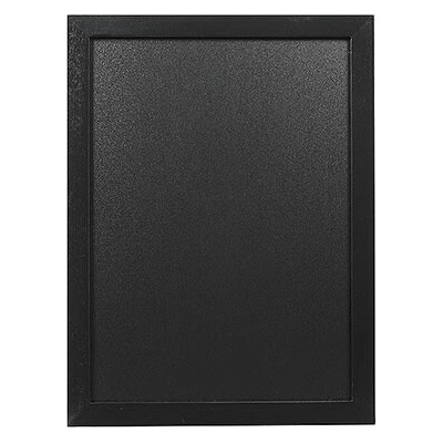 CONTACTO Tabuľa na menu v drevenom ráme 600 x 400 mm čierny | 7680/060
