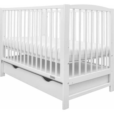 New Baby LILLY se stahovací bočnicí a šuplíkem bílá 120x60 cm – Hledejceny.cz