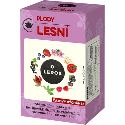 Leros Čajový Dýchánek bylinný čaj Plody lesní 20 x 2,2 g
