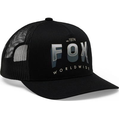 Fox Block Mesh Trucker Hat Black