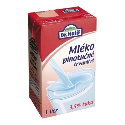 Dr. Halíř Trvanlivé plnotučné mléko 3,5% 1 l