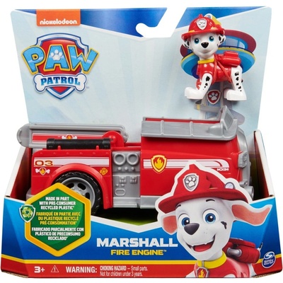Spin Master Paw Patrol základní vozidla s figurkou Marshall
