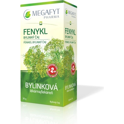 Megafyt čaj bylinková lekáreň Fenikel 20 x 1,5 g