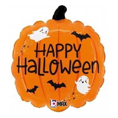 GRABO Dýně Happy Halloween 18" 46cm fóliový balónek nafukovací