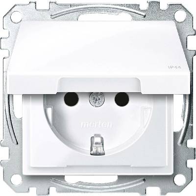 Merten zásuvka System M biela MEG2314-0325