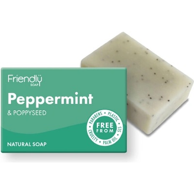 Friendly Soap prírodné mydlo mäta a mak 95 g