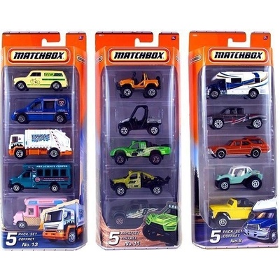 Matchbox autíčka C1817 pack 5ks