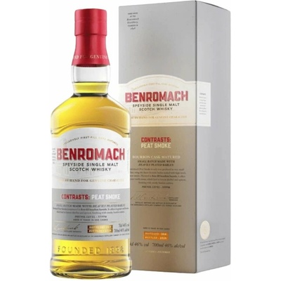 Benromach Contrasts Peat Smoke 2014 46% 0,7 l (holá láhev)