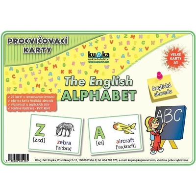 English Alphabet - procvičovací karty