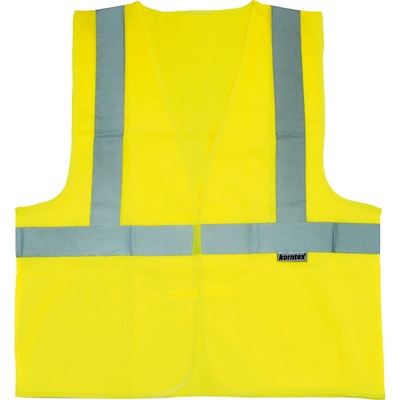 Korntex Bremen Unisex bezpečnostná vesta KX141 Signal Yellow