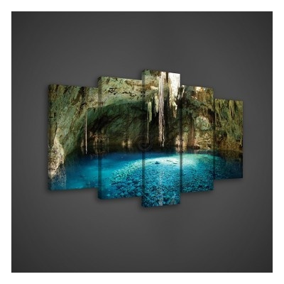 Obraz na plátne viacdielny - OB3594 - Jaskyňa 100cm x 60cm - S17