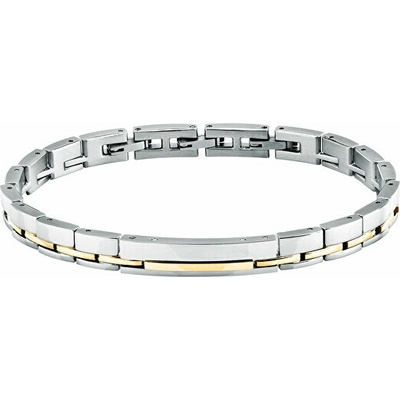 Trussardi Štýlový oceľový bicolor náramok T-Steel TJAXV04
