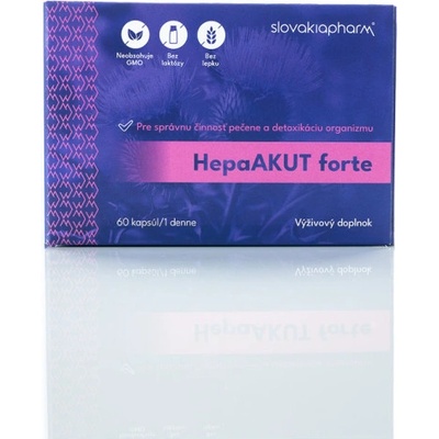 Slovakiapharm HepaAKUT forte 60 kapsúl