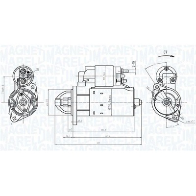 Startér MAGNETI MARELLI 063721172010