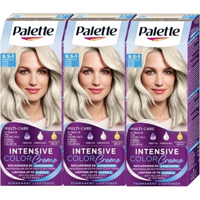 Palette Barva na vlasy C9 (9,5-1) Stříbrná blond x3