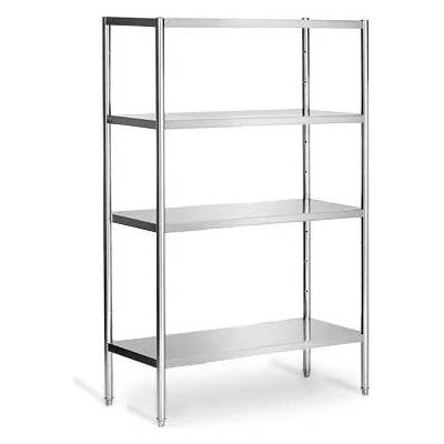 GGM Nerezový regál PREMIUM - 120 x 50 cm - 4 police
