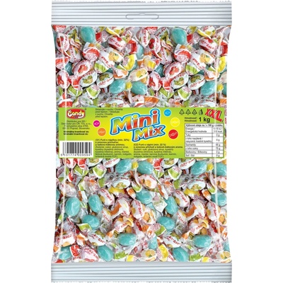 Candy Mini Mix XXL ovocné bonbóny furé 1 kg