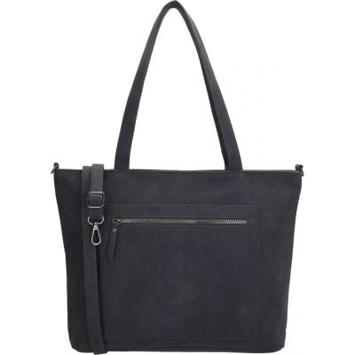 Beagles Tmavomodrá elegantná shopper kabelka "Bellora"