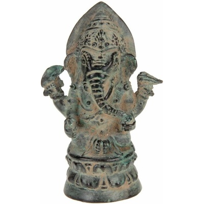 Soška Ganesh kov 9 cm Barong II