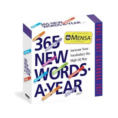 Mensar 365 New Words-A-Year Page-A-Dayr 2027