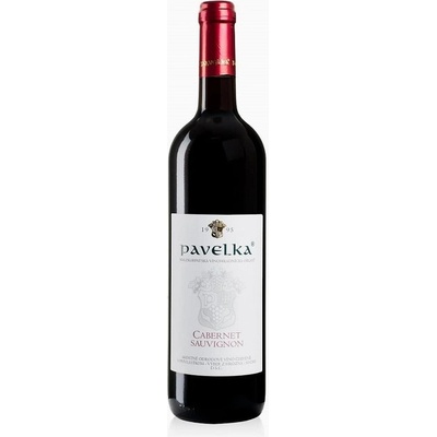 Pavelka a Syn Cabernet Sauvignon Výber z Hrozna 13,5% 0,75 l (čistá fľaša)