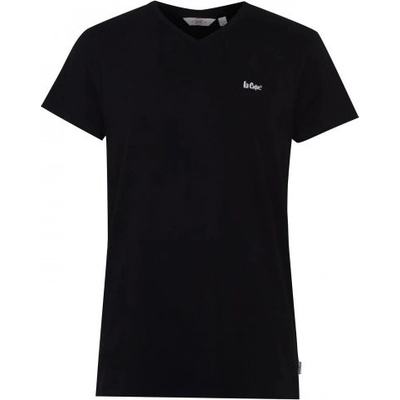 Lee Cooper Essentials výstřih do V tričko pánské černá