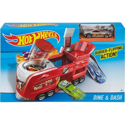 Hot Wheels Herní set Dráha s autíčkem Dine & Dash
