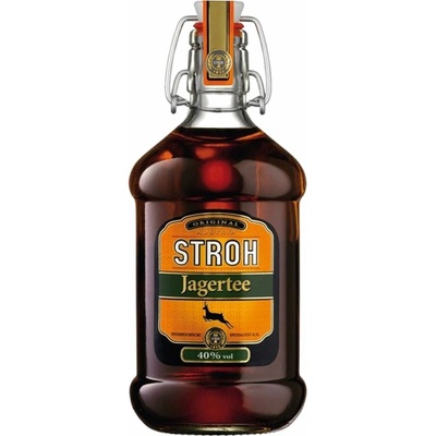 Jagertee Stroh Krug 40% 1 l (čistá fľaša)