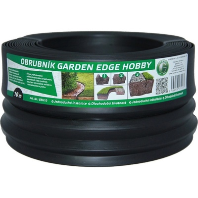 Garden Edge Hobby obrubník zahradní 10 m černý 1 ks