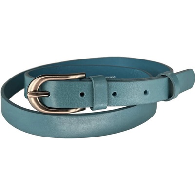Penny Belts dámský kožený opasek 20-186-57 modrý