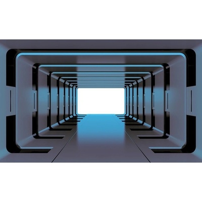 Preinterier FT3288 Fototapeta na stenu 3D tunel – modrý vlies 104cm x 70cm
