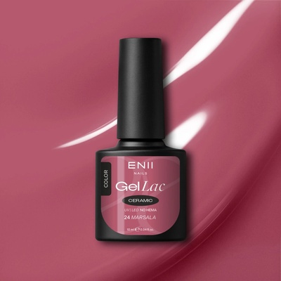 Enii Nails Gel laK Ceramic 24 Marsala 10 ml