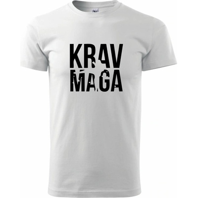 Nápis Krav Maga klasické pánské triko bílá – Hledejceny.cz